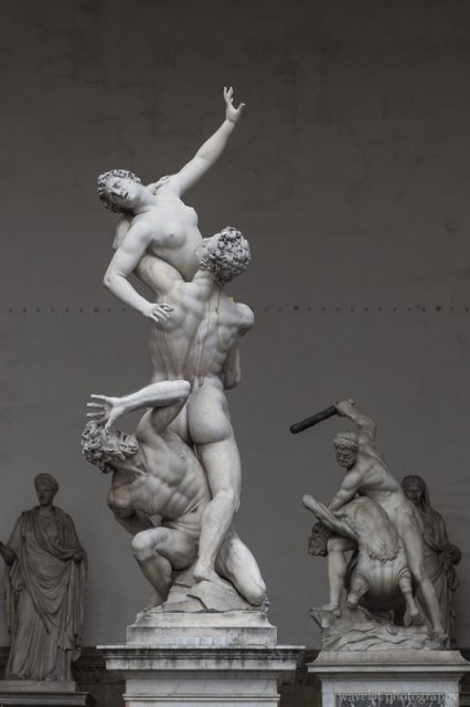 The Rape of the Sabine Women, Loggia dei Lanzi, Florence The Rape of the Sabine Women, Loggia dei Lanzi, Florence