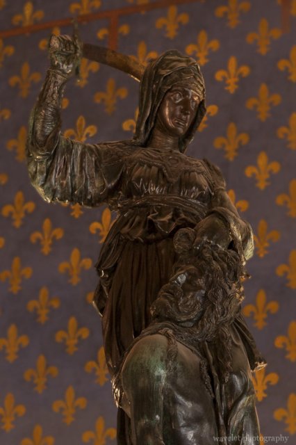 Judith and Holofernes by Donatello, Hall of Lilies (Sala dei Gigli), Palazzo Vecchio, Florence Judith and Holofernes by Donatello, Hall of Lilies (Sala dei Gigli), Palazzo Vecchio, Florence