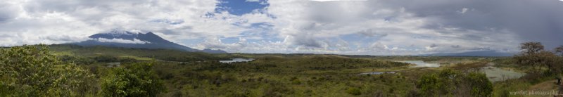 Panorama of Arusha National Park, Tanzania Panorama of Arusha National Park, Tanzania