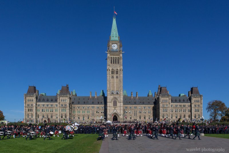 Parade of Canadian Police And Peace Officer's Memorial in front of Parliament of Canada, Ottawa Parade of Canadian Police And Peace Officer's Memorial in front of Parliament of Canada, Ottawa
