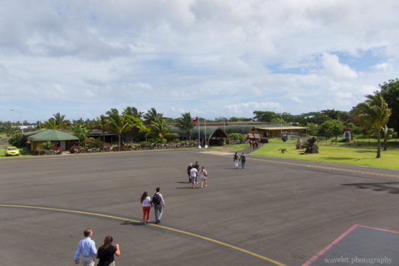 The airport, Easter Island The airport, Easter Island
