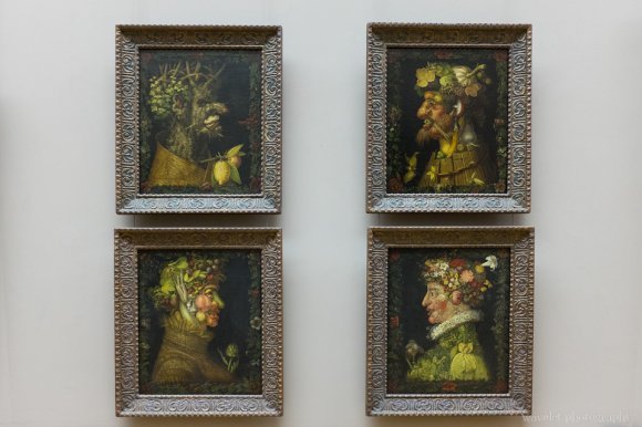 Four Seasons Painting by Giuseppe Arcimboldo, Musée du Louvre, Paris Four Seasons Painting by Giuseppe Arcimboldo, Musée du Louvre, Paris