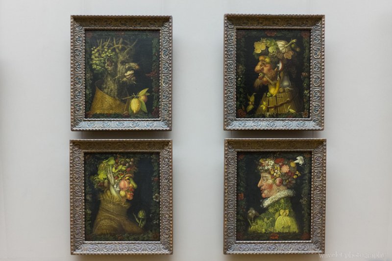 Four Seasons Painting by Giuseppe Arcimboldo, Musée du Louvre, Paris Four Seasons Painting by Giuseppe Arcimboldo, Musée du Louvre, Paris