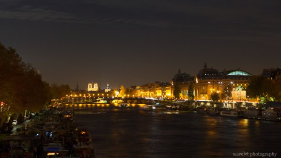 Overlook Notre-Dame in the night, Paris Overlook Notre-Dame in the night, Paris