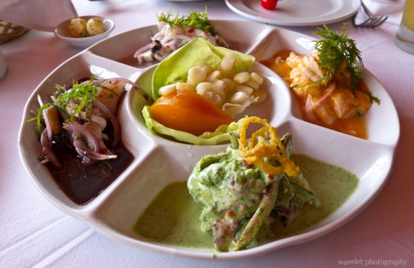 Ceviche Samplers, Alfresco, Lima Ceviche Samplers, Alfresco, Lima