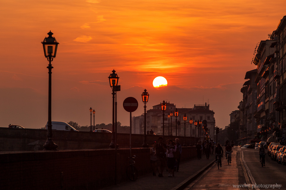 Lungarno Acciaiuoli by River Arno, Florence